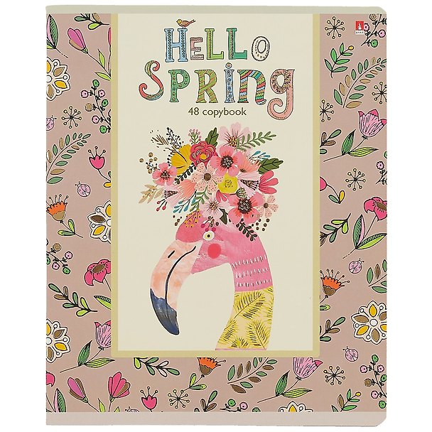 Тетрадь общая «Hello spring», 48 листов в клетку, А5, в ассортименте - Альт 251046 — 1