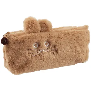 Пенал «Котик с ушками и глазками», 12 x 22 см