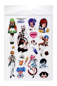 Набор наклеек для детей. Серия "Стикеры для фанатов". Герои Косплей-аниме