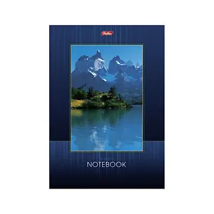Блокнот А5 40 листов клетка "Озеро в горах" 223325