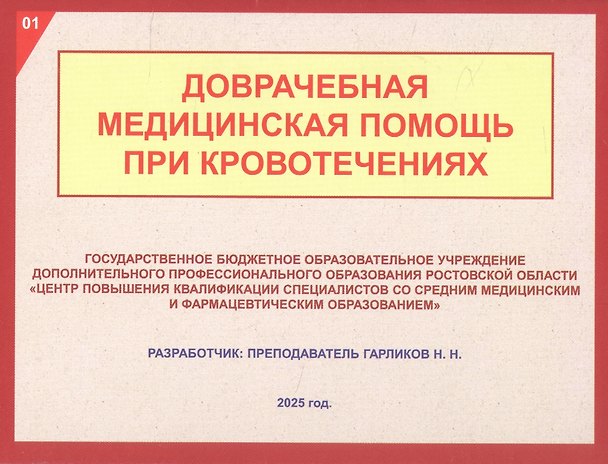 Книга Доврачебная медицинская помощь при кровотечениях () — 1