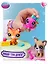 Игровой набор Littlest Pet Shop, "Три друга Веселый пир", 3 фигурки Кошка Осьминог и Французский бульдог, подарочный туба, 4+ — 3127554 — 3