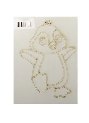 Трафарет Пингвинчик (А5) (467) (упаковка) 2535374