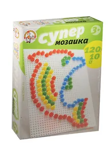 Супер Мозаика (02016) (d10) (120 фишек/5цв.) (3+) (коробка)