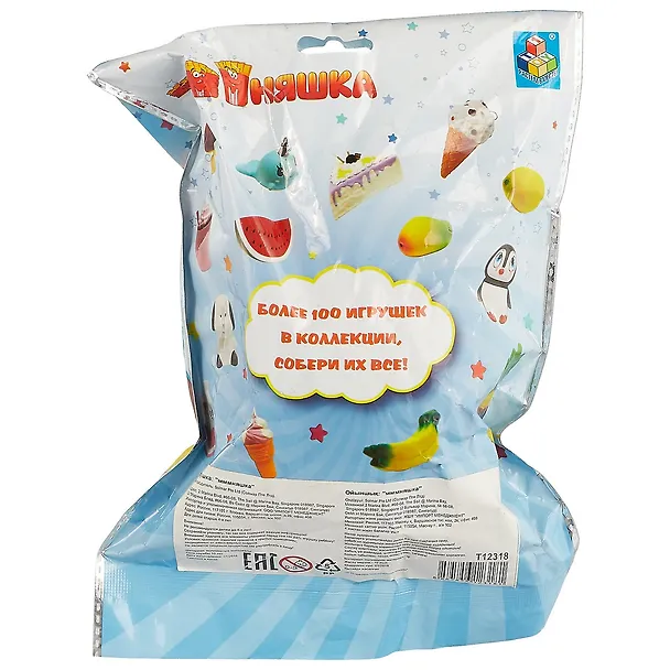 1toy Игрушка-сквиши Мммняшка squishy Лимон (Т12318) (TOY1) (упаковка) (3+) 2660876 — 2