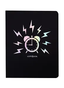 Тетрадь в клетку Listoff, "Total Black. In moment", 48 листов, в ассортименте