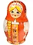 Матрешка 10 предм. "Узор", арт. С-11 (255) — 2554886 — 1