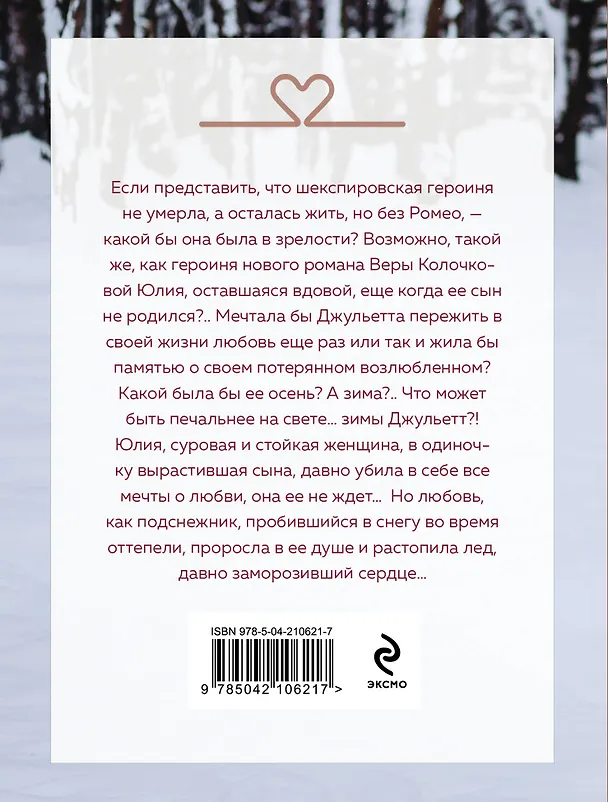 Книга Зима Джульетты (Вера Колочкова) — 2
