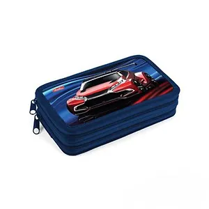 Пенал школьный 2отд. "Racing Car" 19*11см, ламинат, Hatber