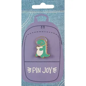 Значок Pin Joy Динозаврик-космонавт (металл) (12-08599-013)