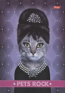 Блокнот А6 160л кл. "Шоу двойников" (PR), цв.обл, офсет, Hatber