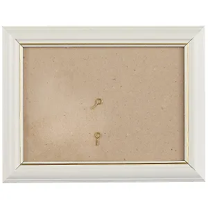 Рама со стеклом, белая, 15 х 20 см