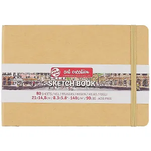 Блокнот для зарисовок 21*15см 80л "Art Creation" 140г/м2, 7БЦ, Крафт пейзаж, Fabriano