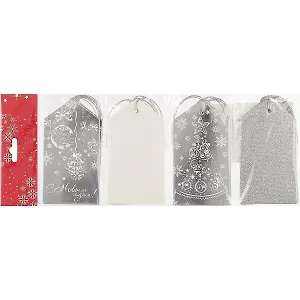 Набор ярлычков для подарков, новогодние, 20 штук, 11 х 6 см