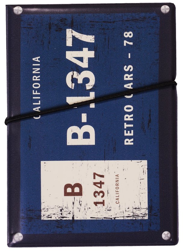 Автодокументы Номерной знак B-1347 (синий) 2509080 — 1