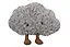 Мягкая игрушка Грустное облако с ножками  (25см) (12-0960-202509-JC_9) — 3132458 — 2