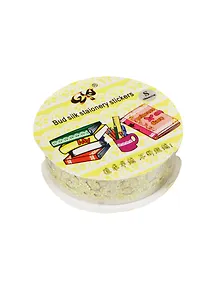 Клейкая лента для декора мерцающая, золотой, ЛМЗ-зол