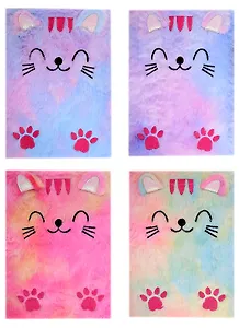 Книги для записей Yoi, "Котики", A5 80 листов в линейку, в ассортименте