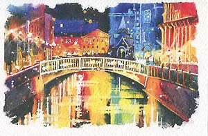 Открытка "Итальянский мост"