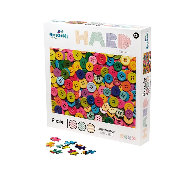Пазл Hard "Пуговки", 1000 элементов 2970867 — 2
