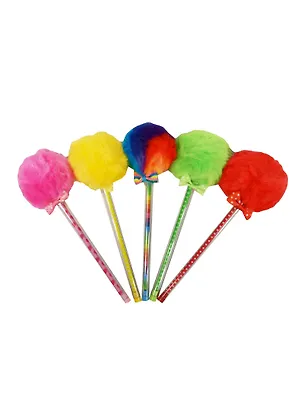 Ручка гелевая "Помпон", черная, в ассортименте 238502