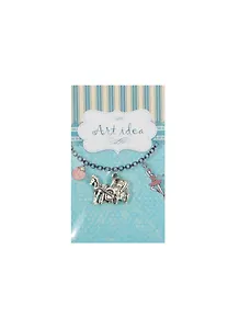 Кулоны в асс.2 Карета с лошадью серебро (QA 731) (14021292) (упаковка)