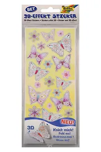 1310 Стикеры с эффектом 3-D, 6 листов асс. №1