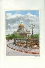 Постер Виды Санкт-Петербурга Исаакиевский собор(Новый) ср/ф, 30*40см [ХА50-006] 345595 — 1