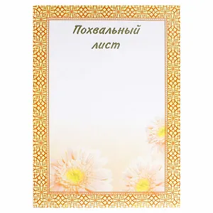 Похвальный лист (3076) (Феникс+)