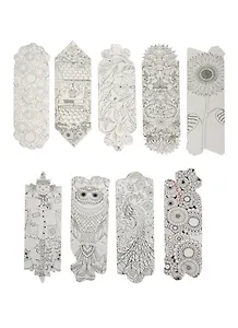 Закладки бумажные Черно-белый рисунок (004156)