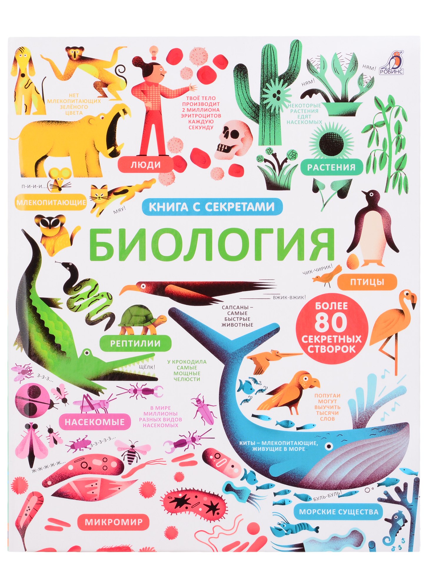 

Открой тайны. Биология. Более 80 секретных створок