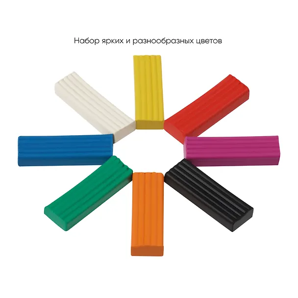 Пластилин  "Мультики" Гамма, 8 цветов 200249 — 3