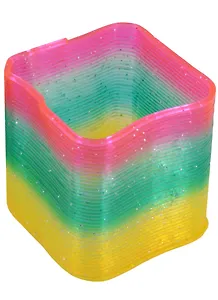 Игра, Головоломка, Пружинка квадрат с блестками 6см 12-01561-Q818