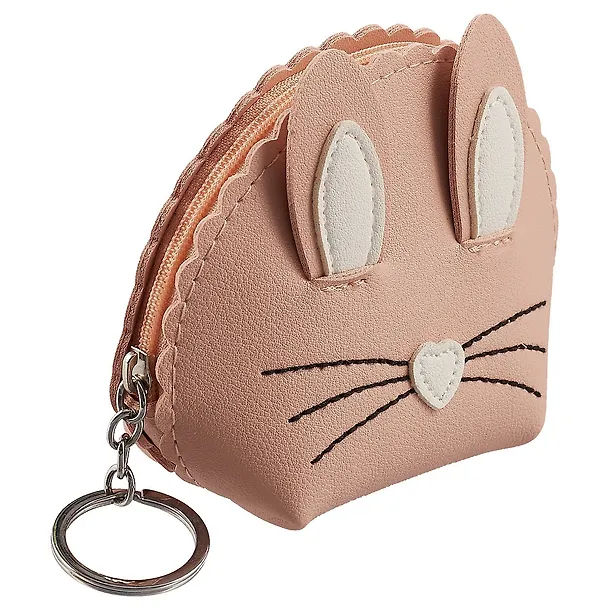 Кошелек на молнии Кролик с ушками (PU) (12×9) (ПВХ бокс) (12-11592-ZY-24) 2693495 — 2