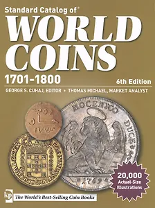 Краузе 2014. Стандартный каталог монет мира 1701-1800. 6-е издание
