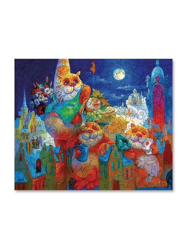 Пазл DaVICI деревянный "Праздник полной луны", 195 деталей 2946481 — 2