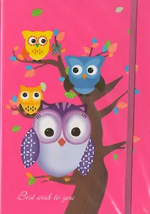 Книга для записи "Совы.Owls", А5