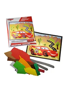 Набор д/детского творчества Росмэн-Лига  Аппликация "Маккуин" 29,5*24см 23864