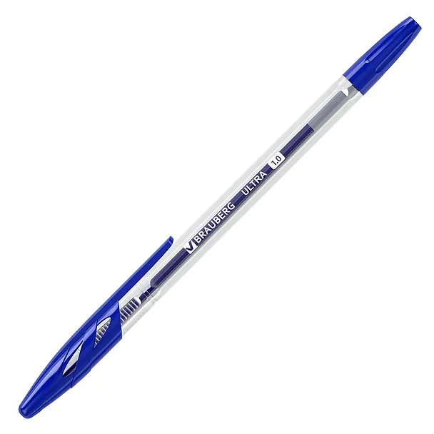 Шариковая ручка синяя 1 мм, Ultra, Brauberg 2937283 — 6