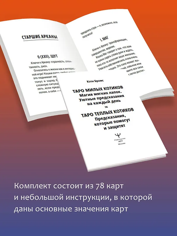 Книга Таро милых котиков. Магия мягких лапок. Уютные предсказания на каждый день (Кэти Брамс) — 9
