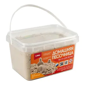 Набор для творчества LORI. Радужный песок "Домашняя песочница"