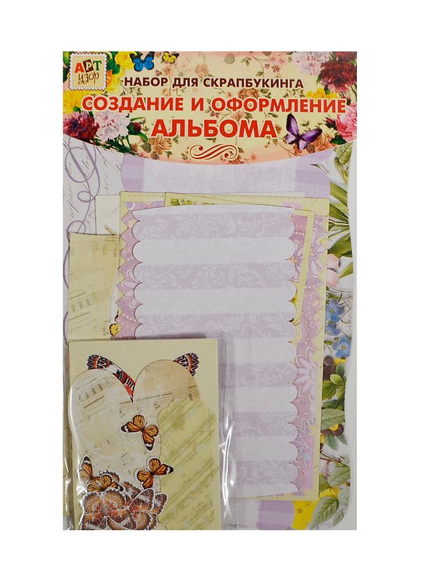 Набор для творч. с открытками Нотный стан (609876) (24,7х15,5см) (Арт Узор) (упаковка) 2436576 — 1