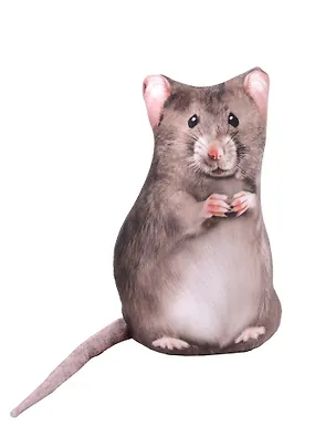 Подушка декоративная антистресс Крыса (23х13) (АН2025-22) 3126576