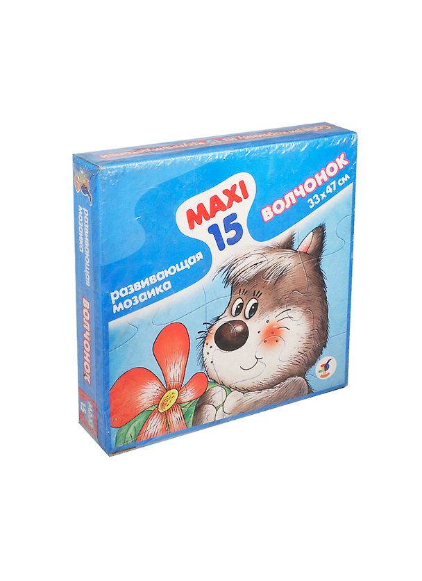 Пазл, Maxi, Волчонок, 33х47, 15 деталей, развивающий 2157608 — 1