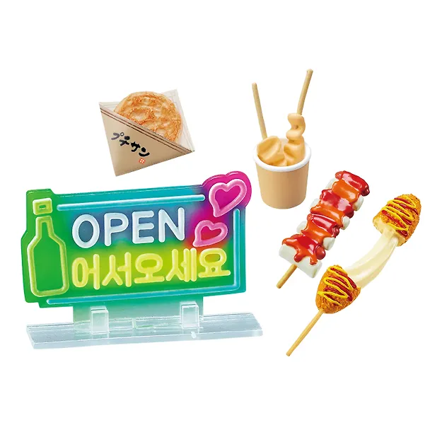 Набор миниатюр Re-ment Корейский киоск Korean Stall, в ассортименте (69615) 3130676 — 15