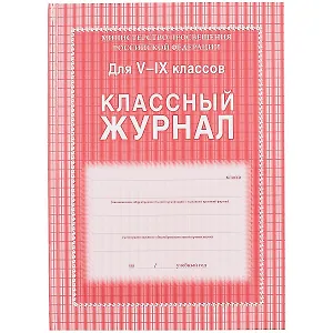 Классный журнал 5-9 классы