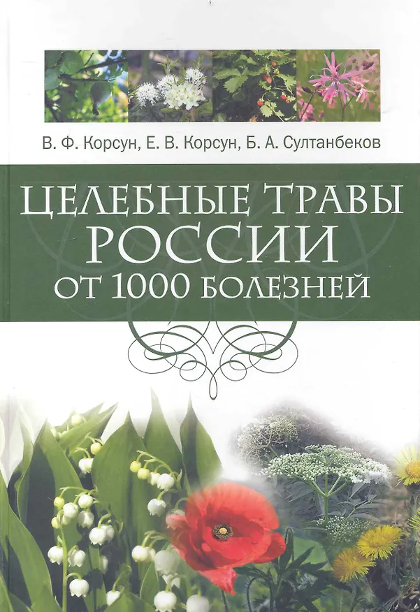 Книга Целебные травы России от 1000 болезней (Владимир Корсун) — 1