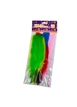 Набор д/творчества FANCY CREATIVE Перья для декорирования "МИКС-1" 10-15см, 15шт в блист. FD030028 2395208