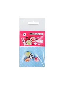 Пуговицы Лапка (ассорти) (13мм) (6шт) (заготовки для декорирования) (упаковка)