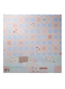 ХОББИ И ТЫ Набор бумаги для скрапбукинга 30,5*30,5см 190 гр/м, Про Любовь, 9 л